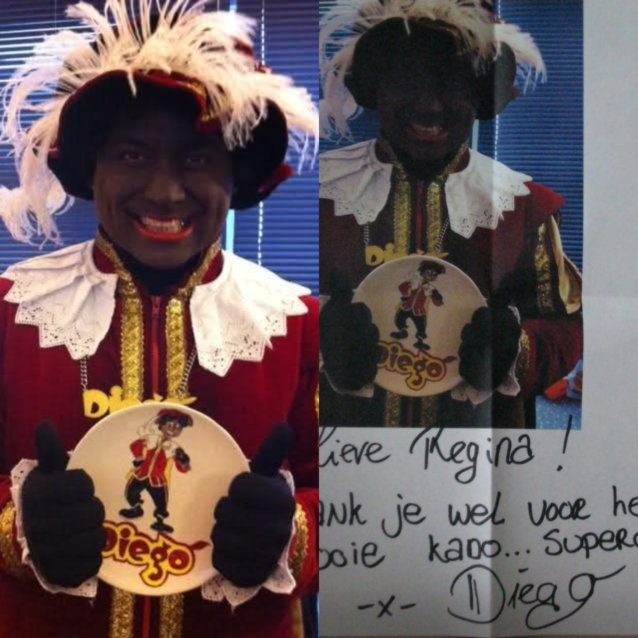 Zelf geschilde bord