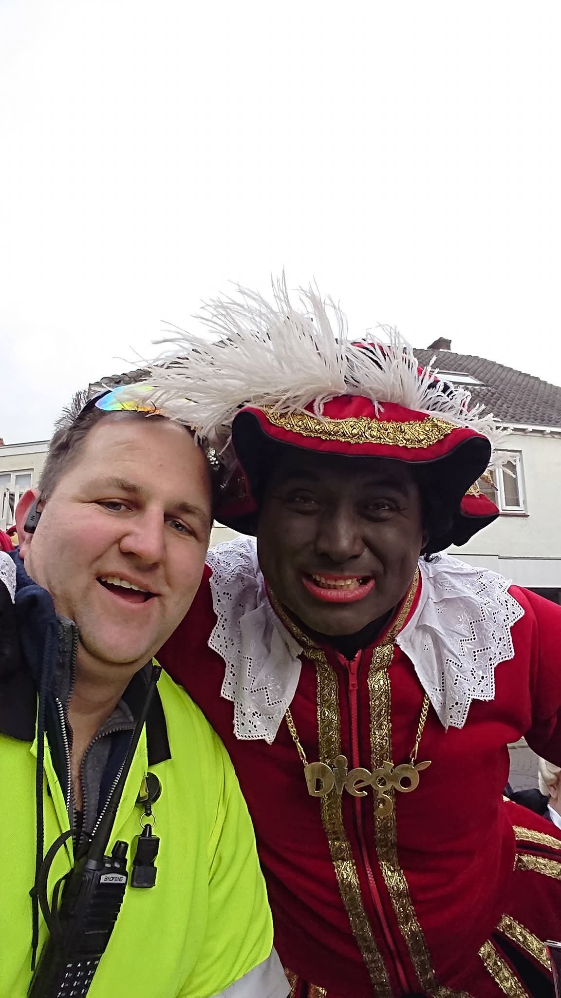Verkeer regelen  intocht zeist